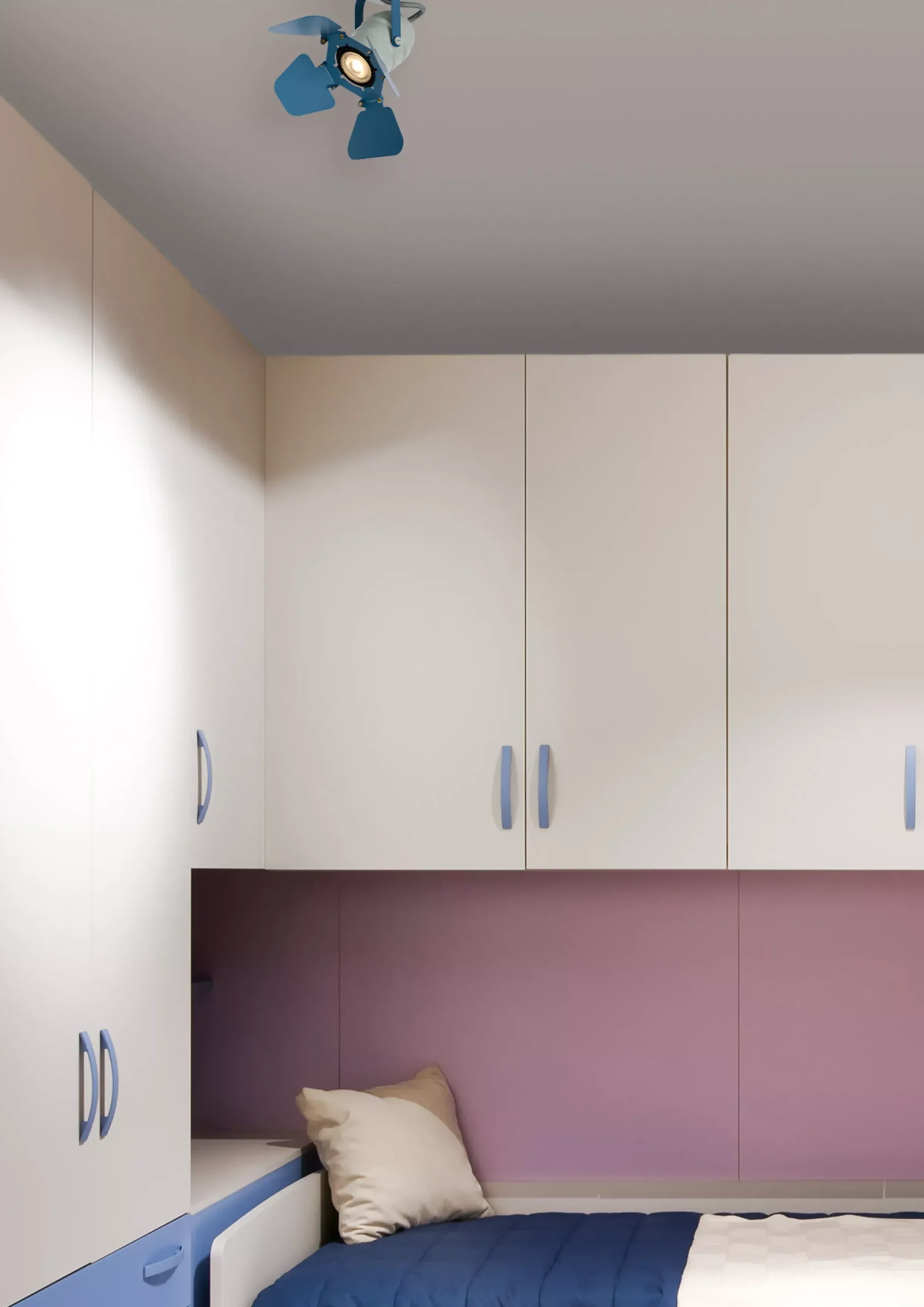 PICTO - Plafondspot Kinderkamer - 1xGU10 - Blauw*Lucide Sale