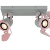 PICTO - Plafondspot Kinderkamer - 2xGU10 - Roze*Lucide Hot