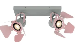 PICTO - Plafondspot Kinderkamer - 2xGU10 - Roze*Lucide Hot