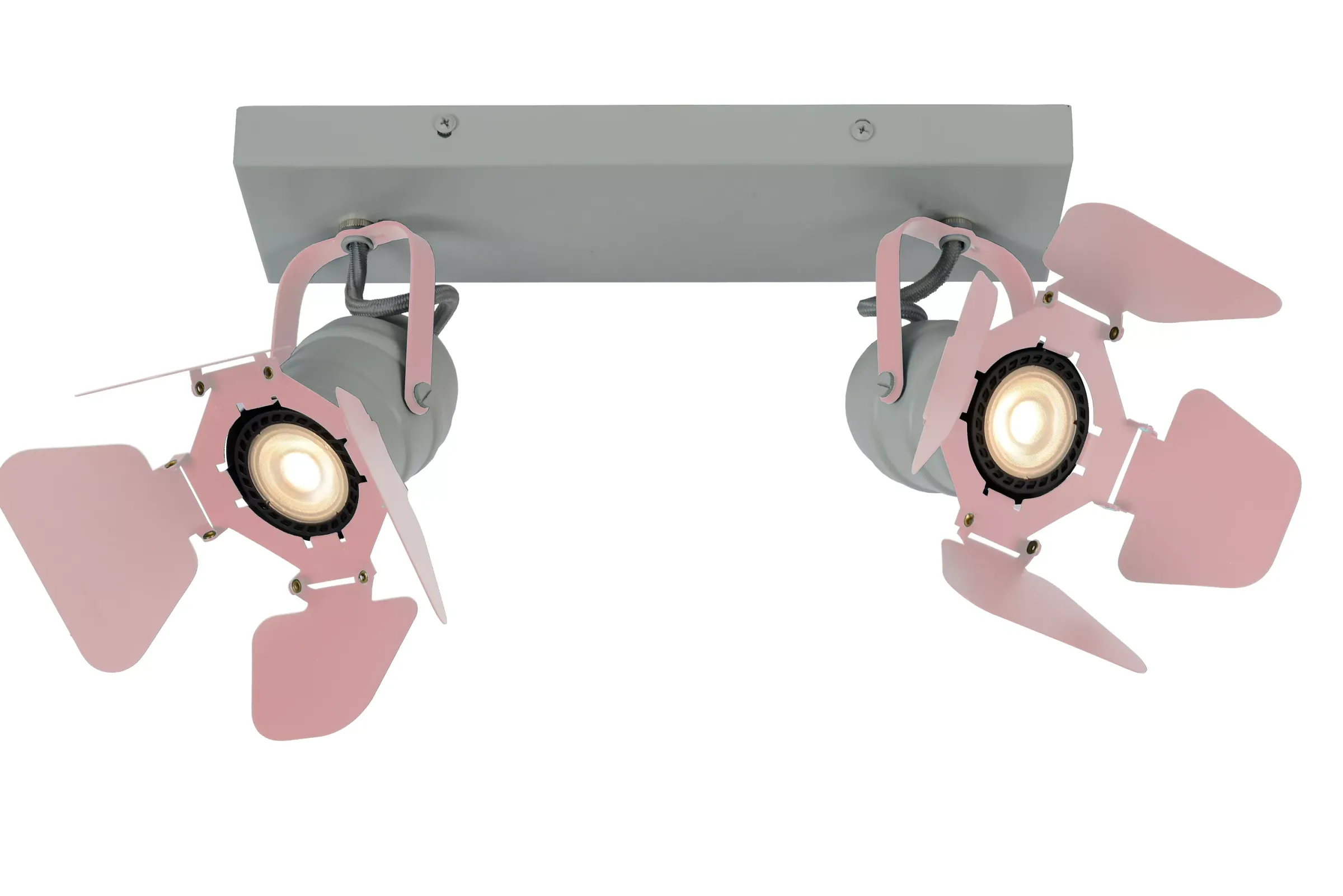 PICTO - Plafondspot Kinderkamer - 2xGU10 - Roze*Lucide Hot