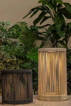 PINGI - Oplaadbare Vloerlamp Binnen/Buiten - Accu/Batterij - Ø 33,5 cm - LED 3 StepDim - 1x3W 3000K - IP44 - Taupe*Lucide Clearance