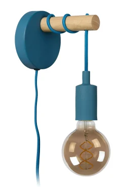 POLA - Wandlamp Kinderkamer - 1xE27 - Blauw*Lucide Store