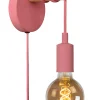 POLA - Wandlamp Kinderkamer - Ø 12 cm - 1xE27 - Roze*Lucide Best