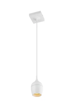 PRESTON - Hanglamp Badkamer - Ø 10 cm - 1xGU10 - IP44 - Wit*Lucide Outlet