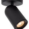 PUNCH - Plafondspot - 1xGU10 - Zwart*Lucide Discount