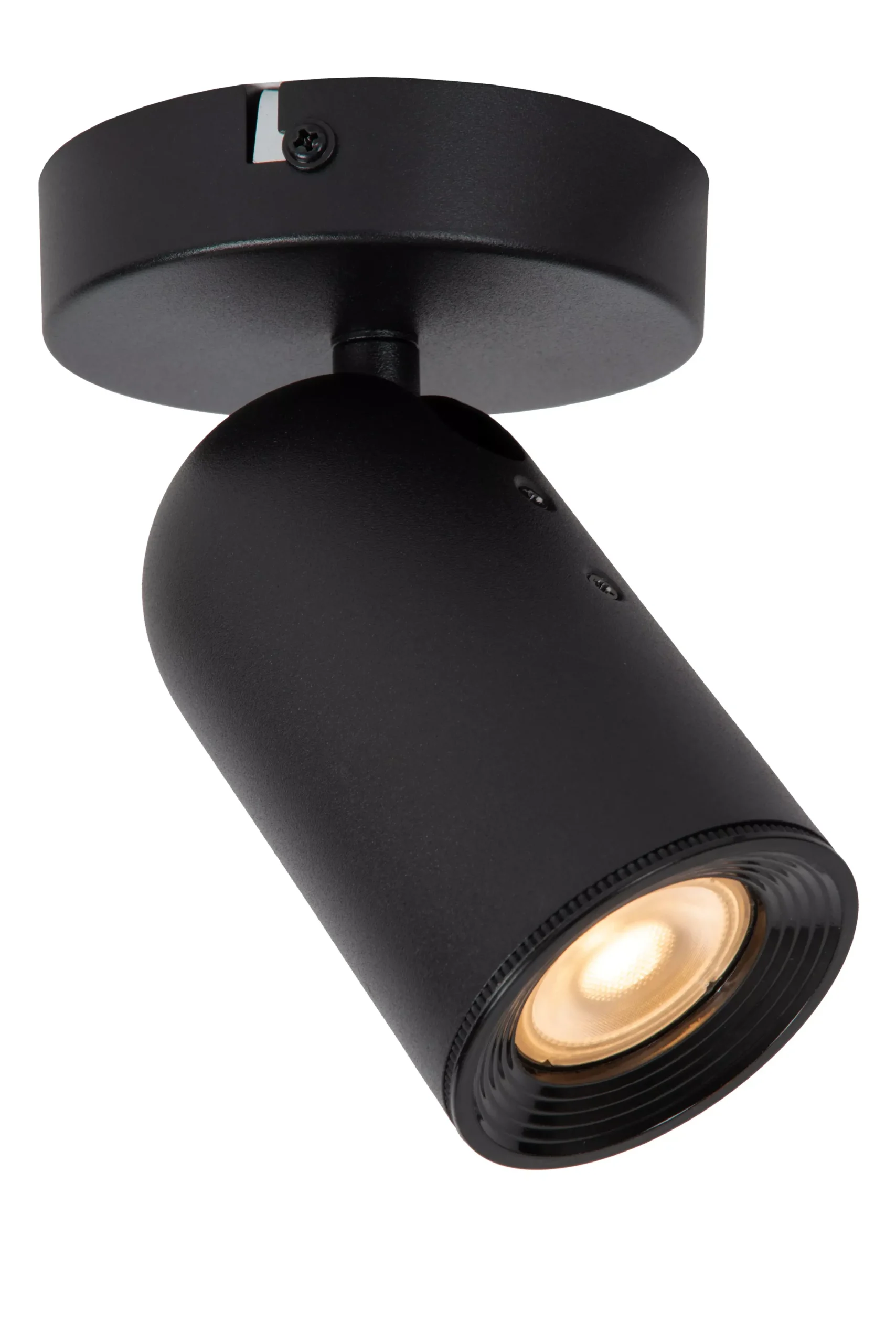 PUNCH - Plafondspot - 1xGU10 - Zwart*Lucide Discount
