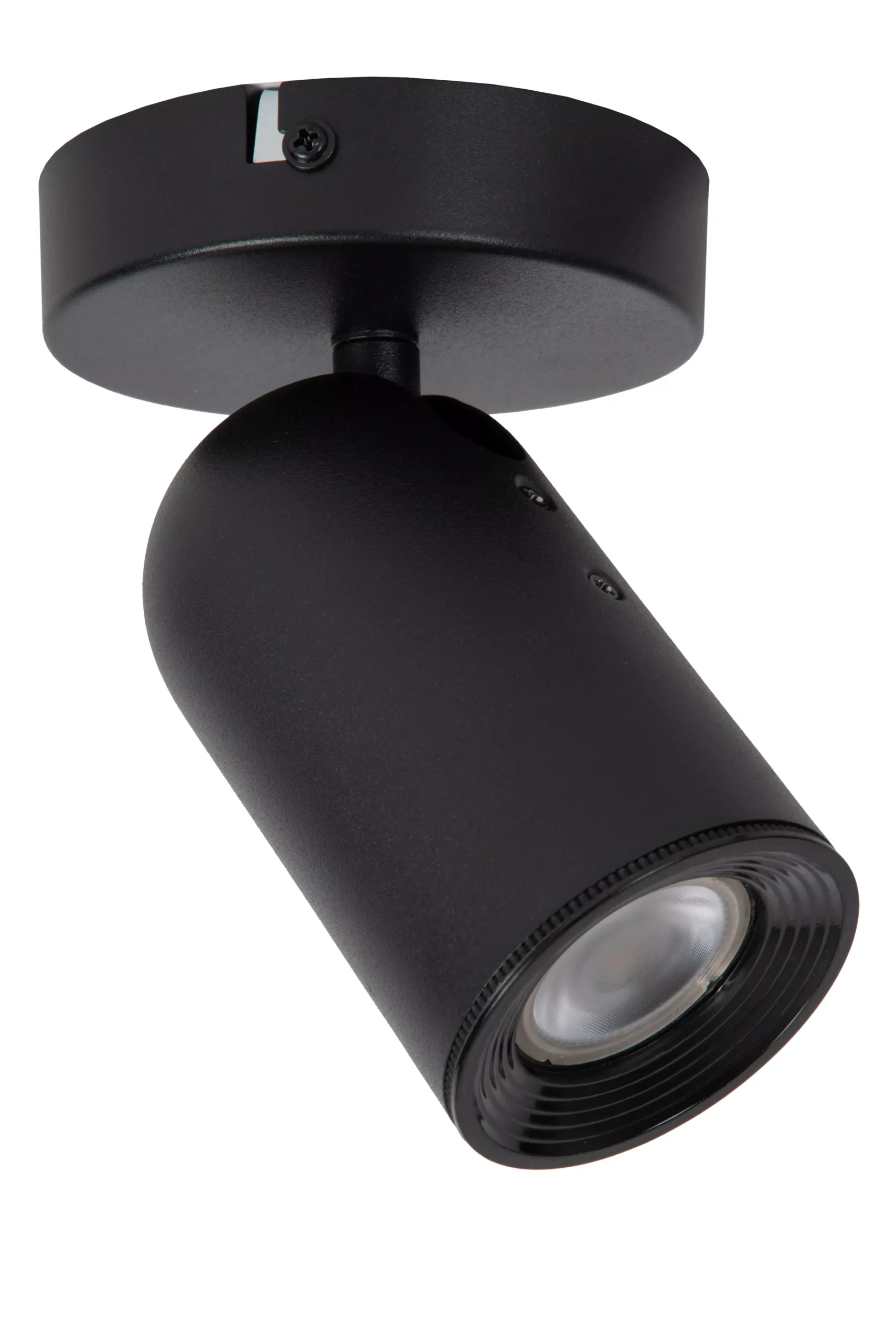 PUNCH - Plafondspot - 1xGU10 - Zwart*Lucide Discount