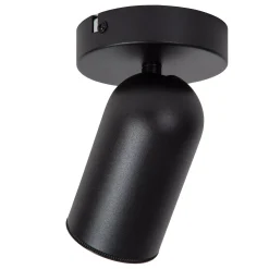 PUNCH - Plafondspot - 1xGU10 - Zwart*Lucide Discount