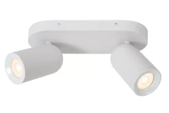 PUNCH - Plafondspot - 2xGU10 - Wit*Lucide Fashion