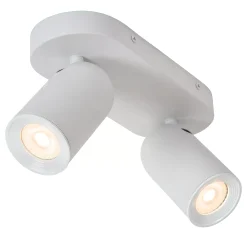 PUNCH - Plafondspot - 2xGU10 - Wit*Lucide Fashion