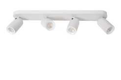 PUNCH - Plafondspot - 4xGU10 - Wit*Lucide Sale