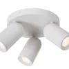 PUNCH - Plafondspot - Ø 21 cm - 3xGU10 - Wit*Lucide Clearance