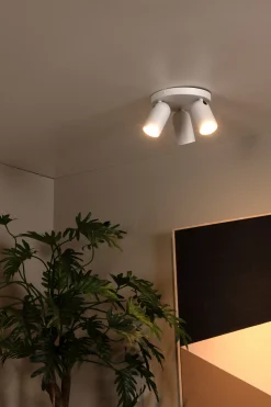PUNCH - Plafondspot - Ø 21 cm - 3xGU10 - Wit*Lucide Clearance