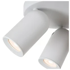 PUNCH - Plafondspot - Ø 21 cm - 3xGU10 - Wit*Lucide Clearance