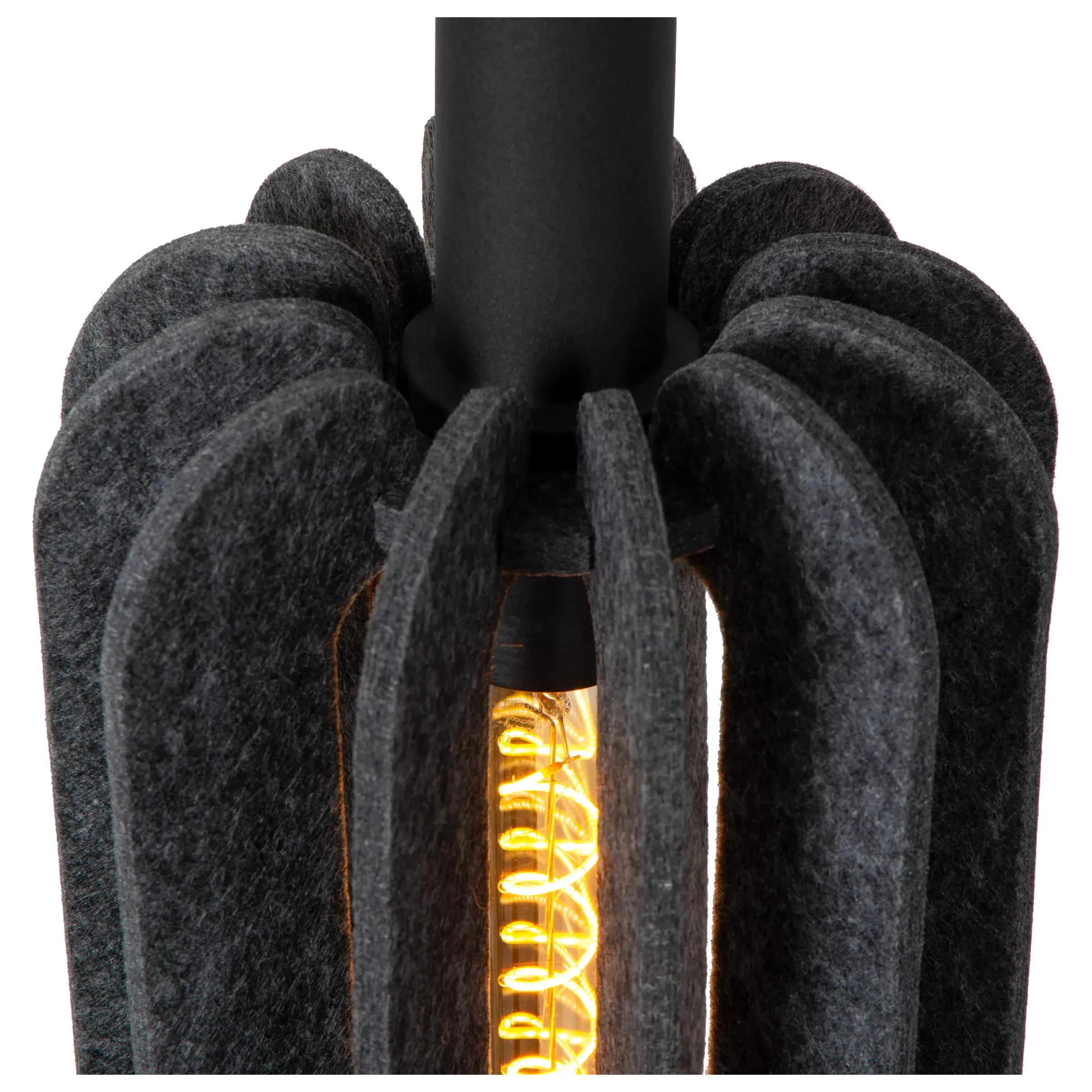 RAFAL - Hanglamp - Ø 20 cm - 1xE27 - Grijs*Lucide Fashion