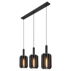 RAFAL - Hanglamp - 3xE27 - Grijs*Lucide Clearance
