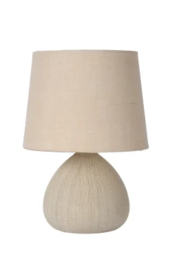 RAMZI - Tafellamp - Ø 18 cm - 1xE14 - Beige*Lucide Discount