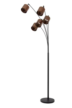 RANKOS - Vloerlamp - 5xE14 - Zwart*Lucide Online