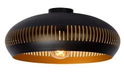 RAYCO - Plafonnière - Ø 45 cm - 1xE27 - Zwart*Lucide Hot