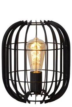 REDA - Tafellamp - Ø 22 cm - 1xE27 - Zwart*Lucide Outlet