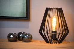 REDA - Tafellamp - 1xE27 - Zwart*Lucide New