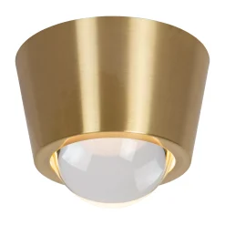 RIGON - Plafonnière - Ø 9 cm - LED - 1x7W 3000K - Mat Goud / Messing*Lucide Sale