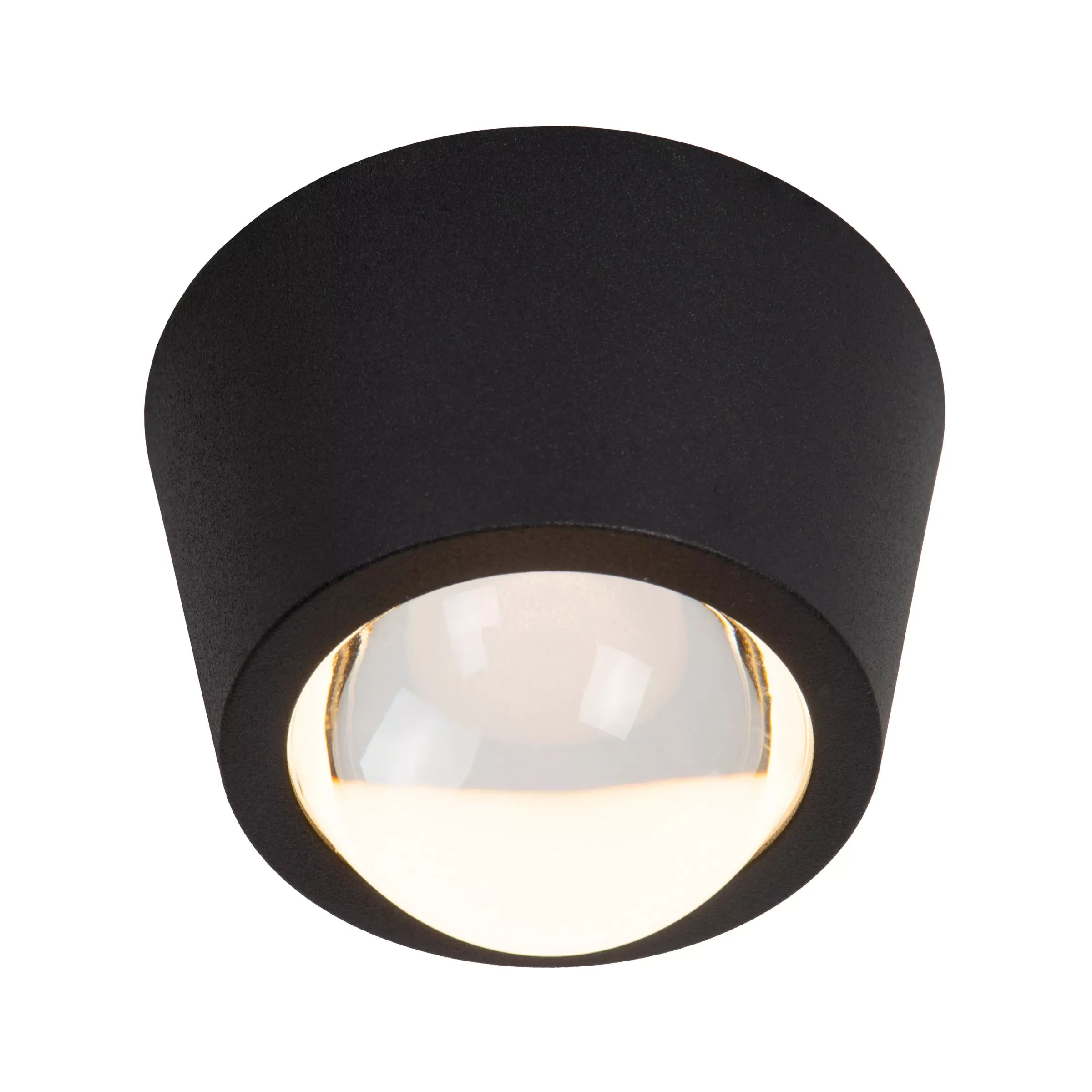 RIGON - Plafonnière - Ø 9 cm - LED - 1x6W 3000K - Zwart*Lucide Cheap
