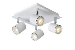 RILOU - Plafondspot - LED Dimb. - GU10 - 4x5W 3000K - Wit*Lucide Outlet