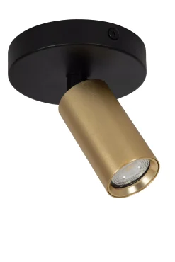 RITMO - Plafondspot - Ø 10 cm - 1xGU10 (MR11) - Mat Goud / Messing*Lucide Sale
