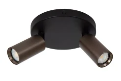 RITMO - Plafondspot - Ø 15 cm - 2xGU10 (MR11) - Koffie*Lucide Clearance