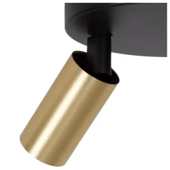 RITMO - Plafondspot - Ø 18 cm - 3xGU10 (MR11) - Mat Goud / Messing*Lucide Online