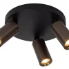 RITMO - Plafondspot - Ø 18 cm - 3xGU10 (MR11) - Koffie*Lucide Outlet