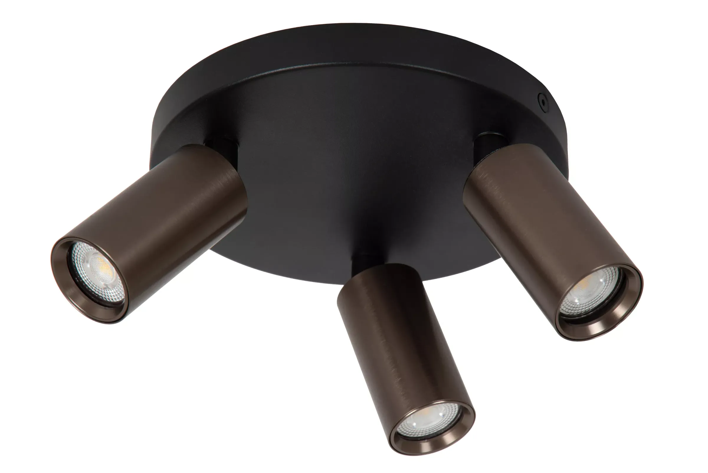 RITMO - Plafondspot - Ø 18 cm - 3xGU10 (MR11) - Koffie*Lucide Outlet
