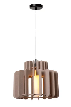 ROLLO - Hanglamp - 1xE27 - Taupe*Lucide Hot