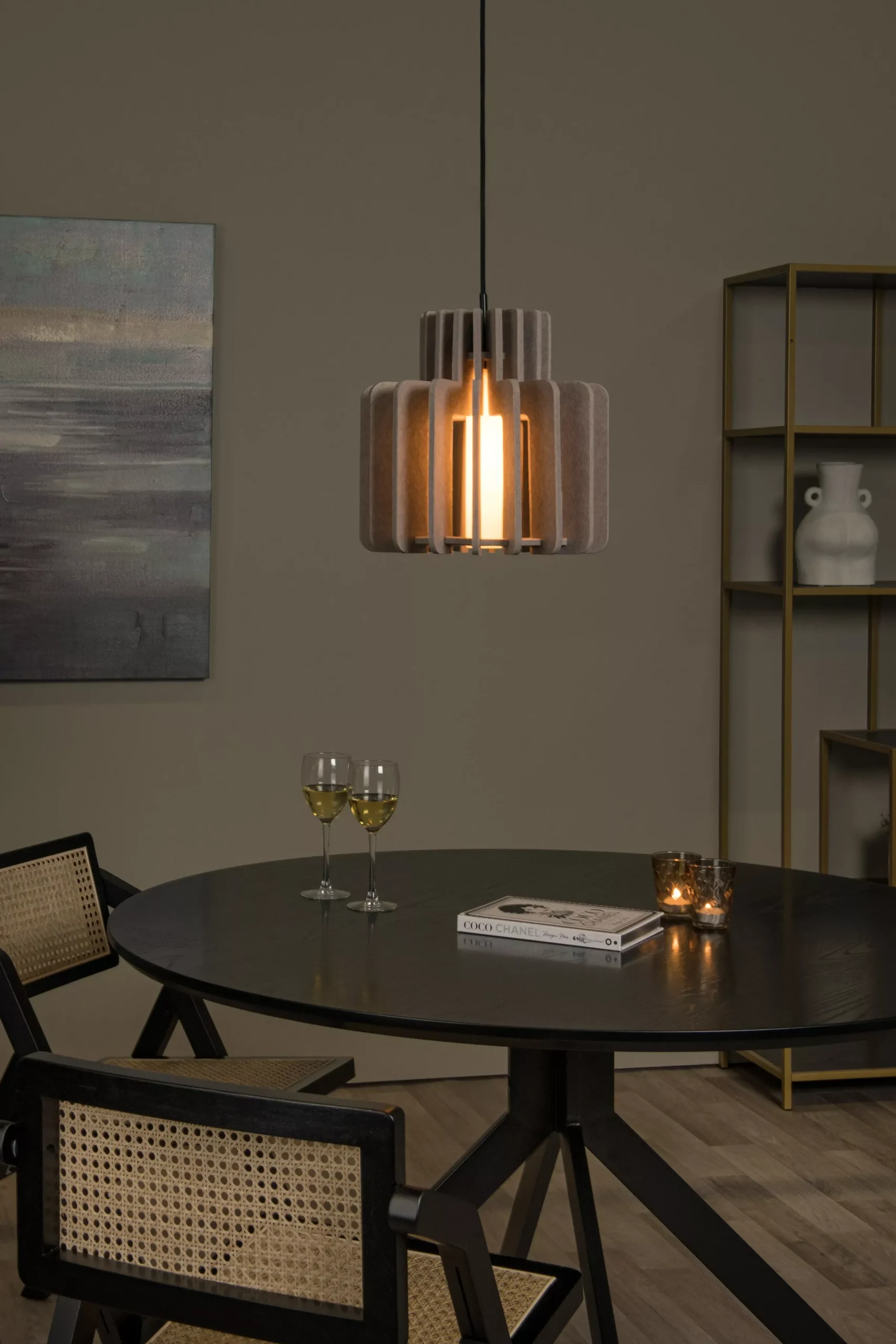 ROLLO - Hanglamp - 1xE27 - Taupe*Lucide Hot