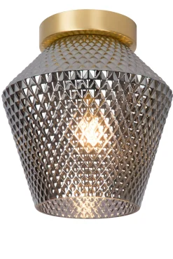 ROSALIND - Plafonnière - Ø 21 cm - 1xE27 - Fumé*Lucide Outlet
