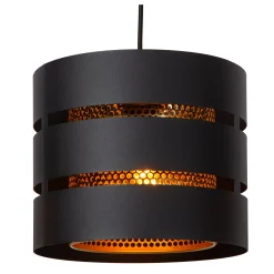 ROSAS - Hanglamp - Ø 26 cm - 1xE27 - Zwart*Lucide Clearance