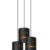ROSAS - Hanglamp - Ø 43 cm - 3xE27 - Zwart*Lucide Best
