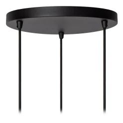 ROSAS - Hanglamp - Ø 43 cm - 3xE27 - Zwart*Lucide Best