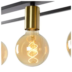 RUBEN - Hanglamp - 4xE27 - Zwart*Lucide Outlet