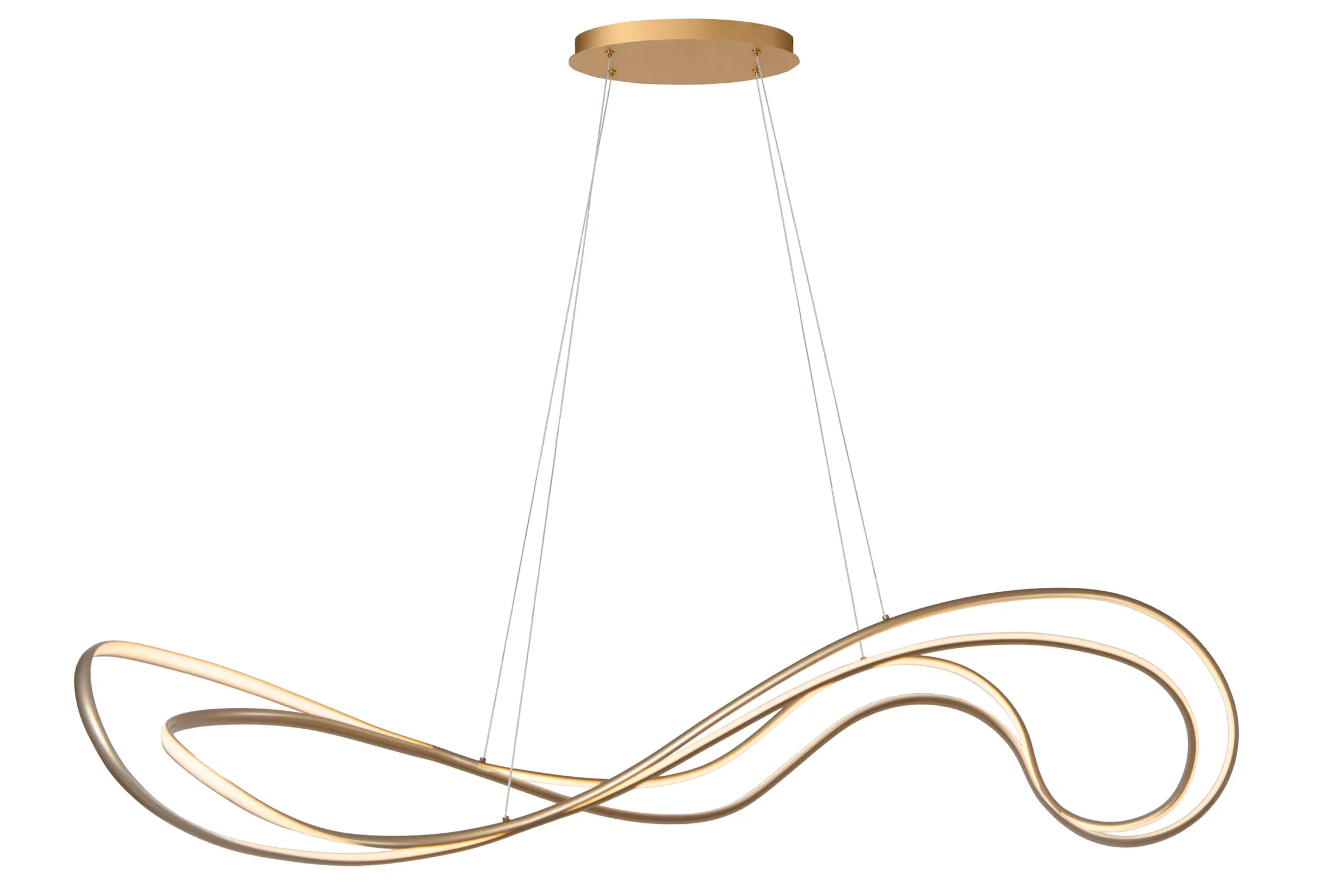 SARDANA - Hanglamp - LED Dimb. - 1x54W 2700K - Mat Goud / Messing*Lucide Cheap