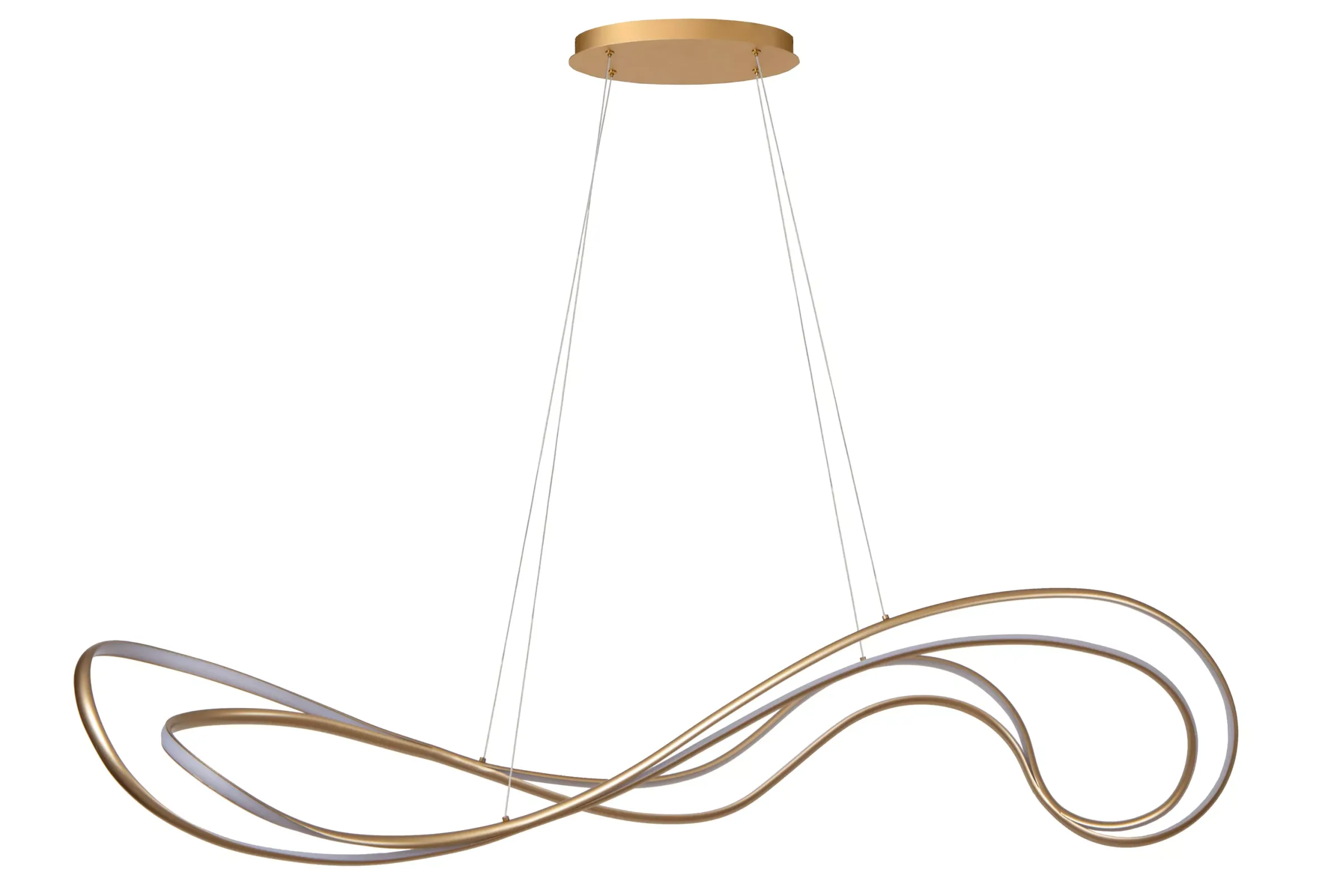 SARDANA - Hanglamp - LED Dimb. - 1x54W 2700K - Mat Goud / Messing*Lucide Cheap