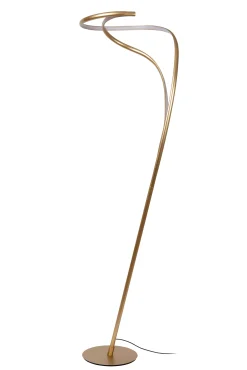 SARDANA - Vloerlamp - Ø 44 cm - LED Dimb. - 1x28W 2700K - Mat Goud / Messing*Lucide Best Sale