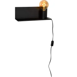 SEBO - Bedlamp / Wandlamp - 1xE27 - Zwart*Lucide Cheap