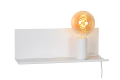 SEBO - Bedlamp / Wandlamp - 1xE27 - Wit*Lucide Fashion