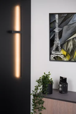 SEGIN - Wandlamp - LED - 1x10W 2700K - Zwart*Lucide Discount