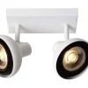 SENSAS - Plafondspot - 2xGU10 (ES111) - Wit*Lucide Online