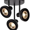 SENSAS - Plafondspot - Ø 25,8 cm - 3xGU10 (ES111) - Zwart*Lucide Cheap