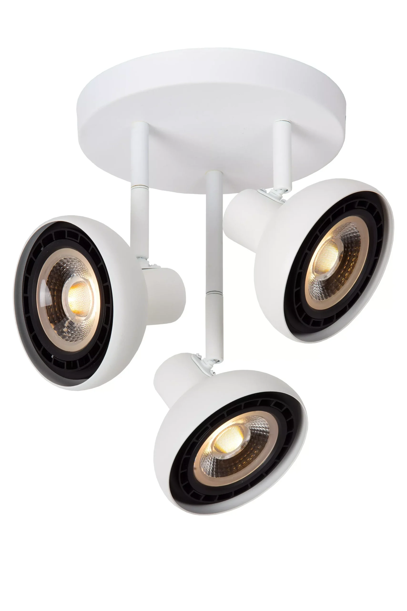 SENSAS - Plafondspot - Ø 25,8 cm - 3xGU10 (ES111) - Wit*Lucide New