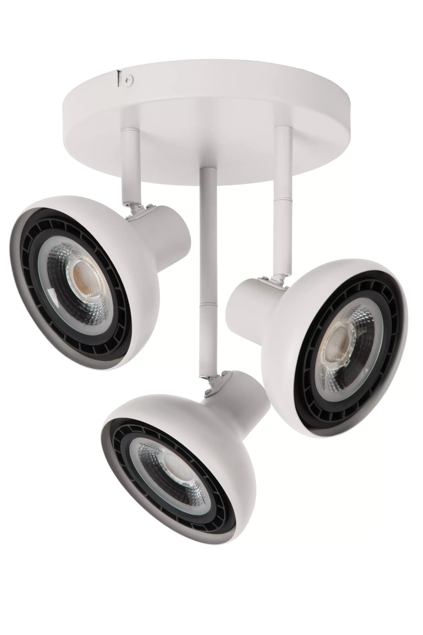 SENSAS - Plafondspot - Ø 25,8 cm - 3xGU10 (ES111) - Wit*Lucide New